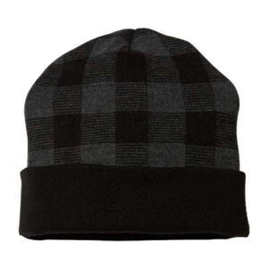 USA-Made Plaid Beanie
