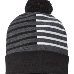 USA-Made Half Color Beanie